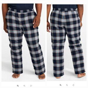 L.L. Bean Men's Fleece-Lined Flannel Lounge Pants Size XXXL 3X NEW with Tag
